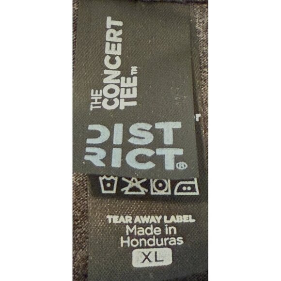 District The Concert Tee Broadgreen Pictures Promotional Tee Shirt Gray Size XL - Picture 4 of 6